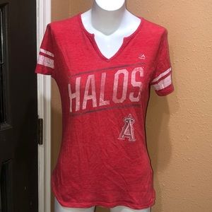 Majestic angels Halos red T-shirt